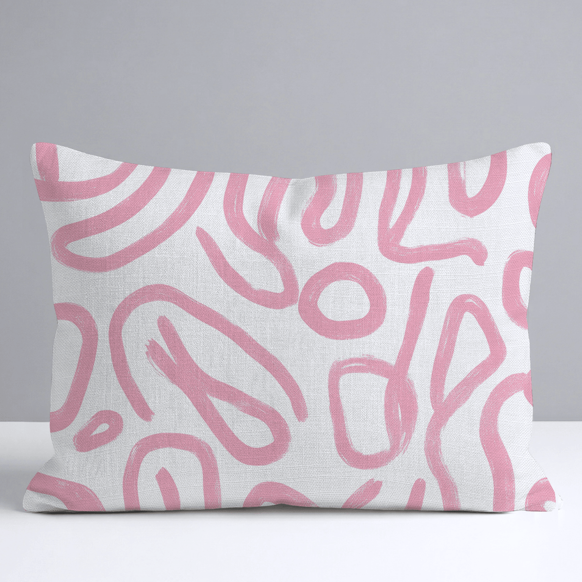 Pink Tangle Throw Pillow - Lemon Park