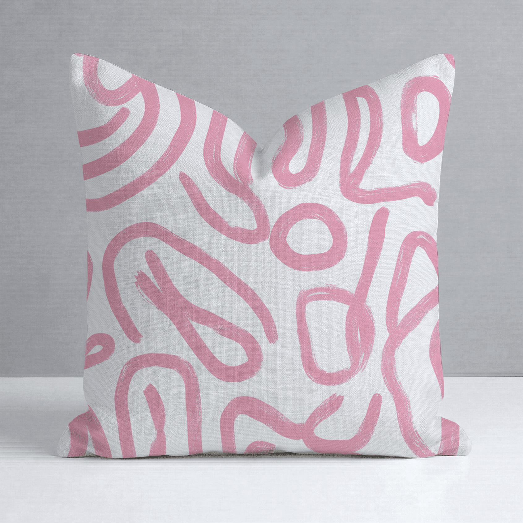 Pink Tangle Throw Pillow - Benton Lane Home - Lemon Park