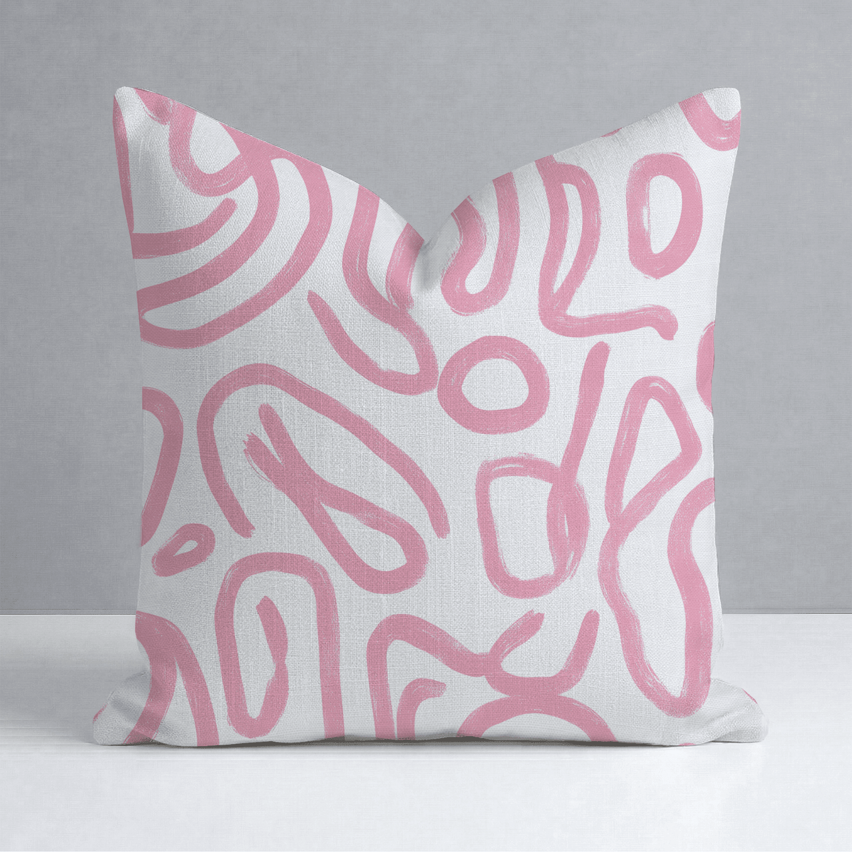 Pink Tangle Throw Pillow - Benton Lane Home - Lemon Park