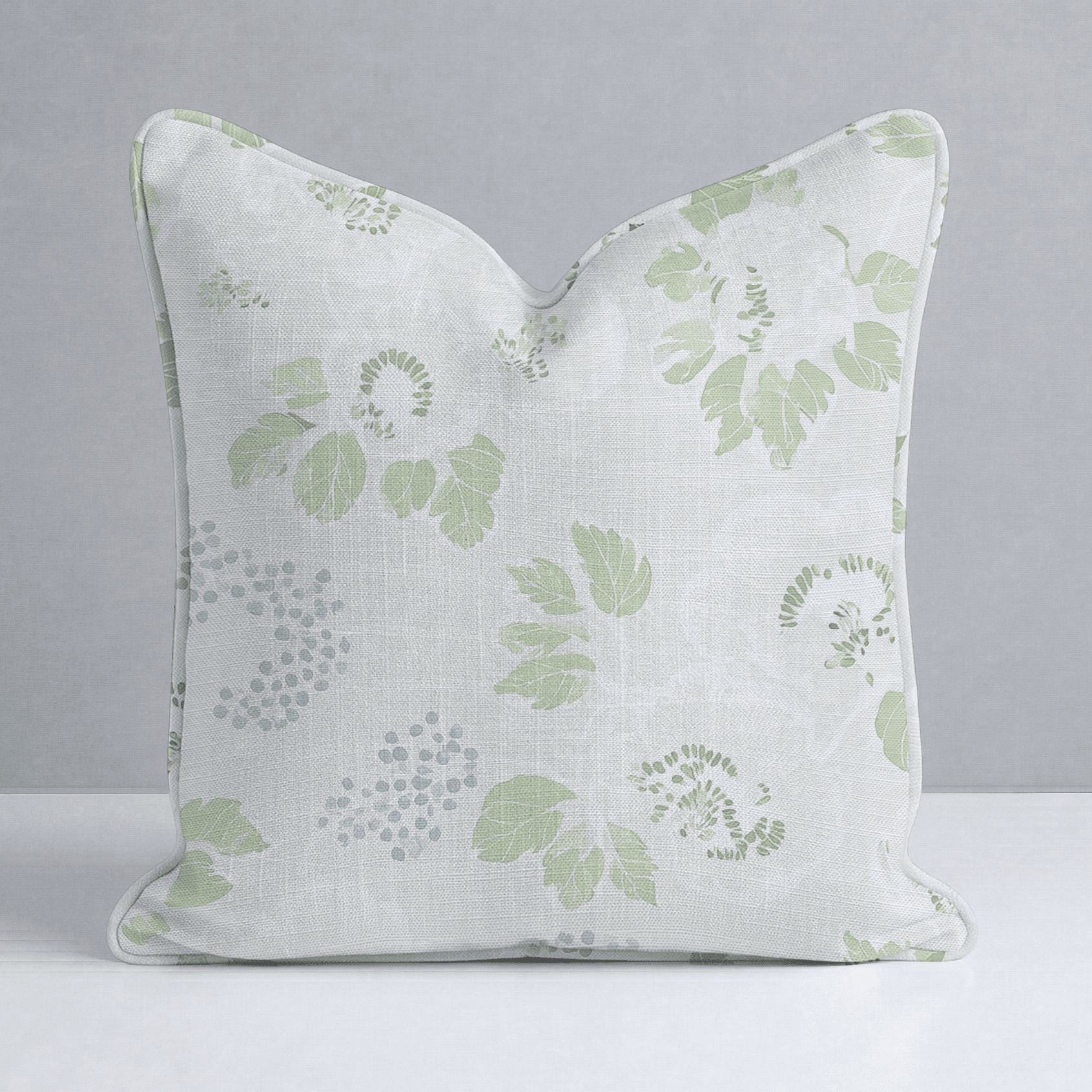 Pistachio Petals Throw Pillow - Benton Lane Home - Lemon Park