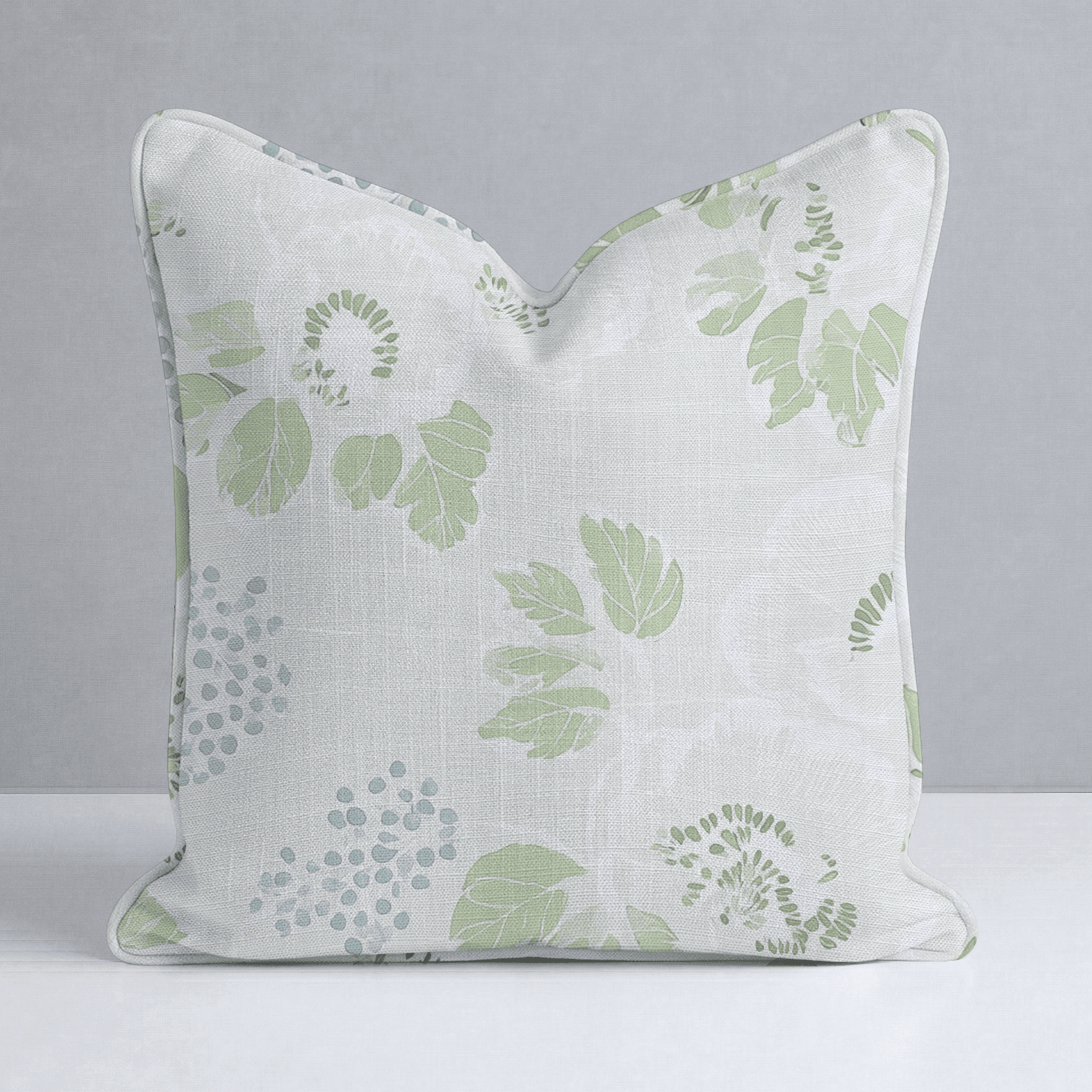 Pistachio Petals Throw Pillow - Benton Lane Home - Lemon Park