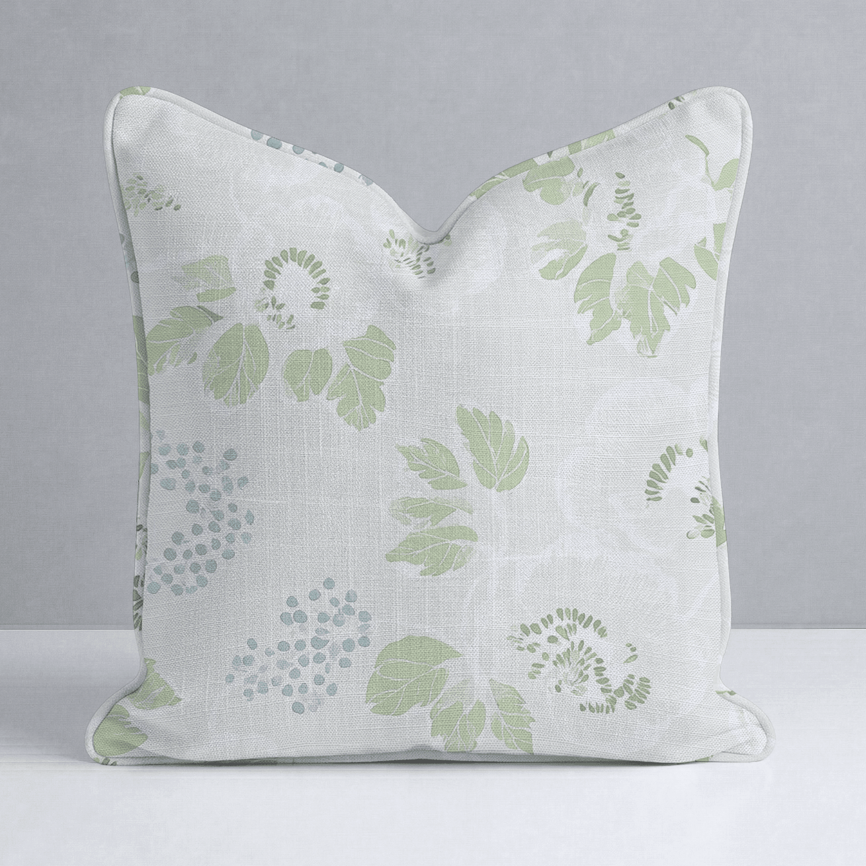 Pistachio Petals Throw Pillow - Benton Lane Home - Lemon Park