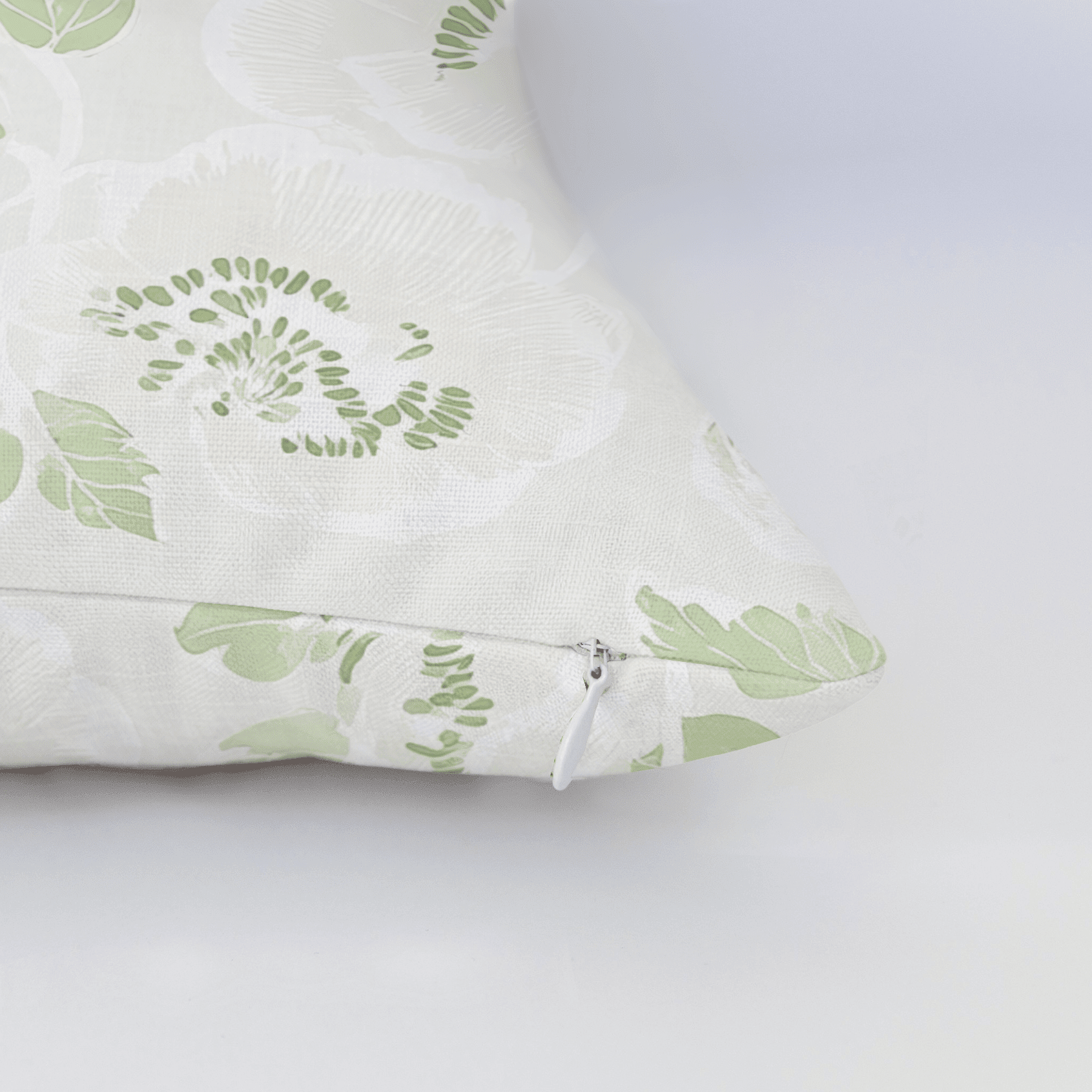 Pistachio Petals Throw Pillow - Benton Lane Home - Lemon Park