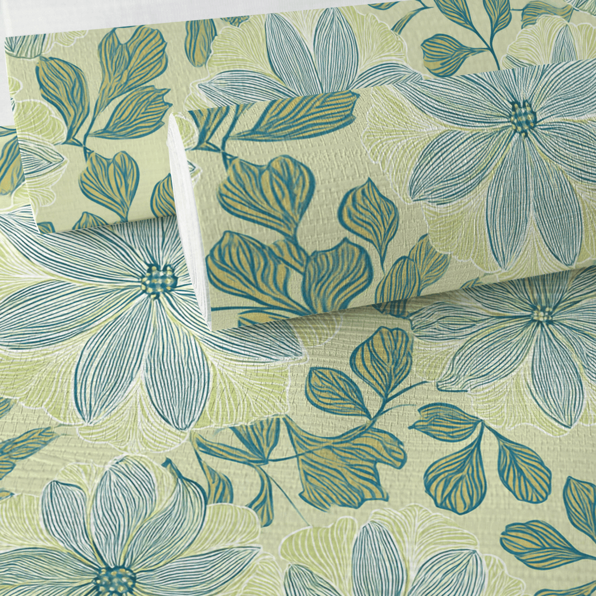 Pistachios Faux Grasscloth Wallpaper - Benton Lane Home - Lemon Park