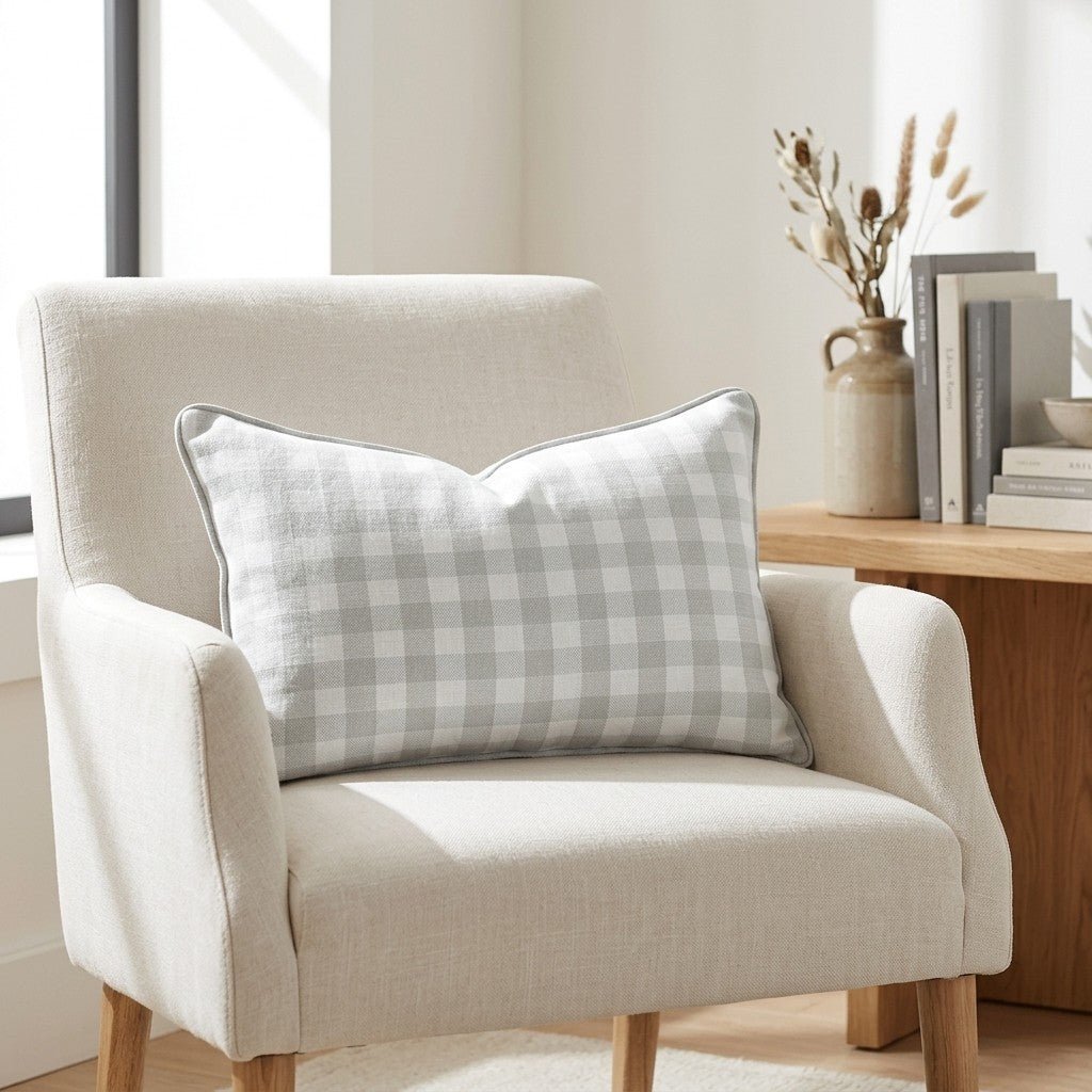 Plaid About It Throw Pillow - Benton Lane Home - Lemon Park