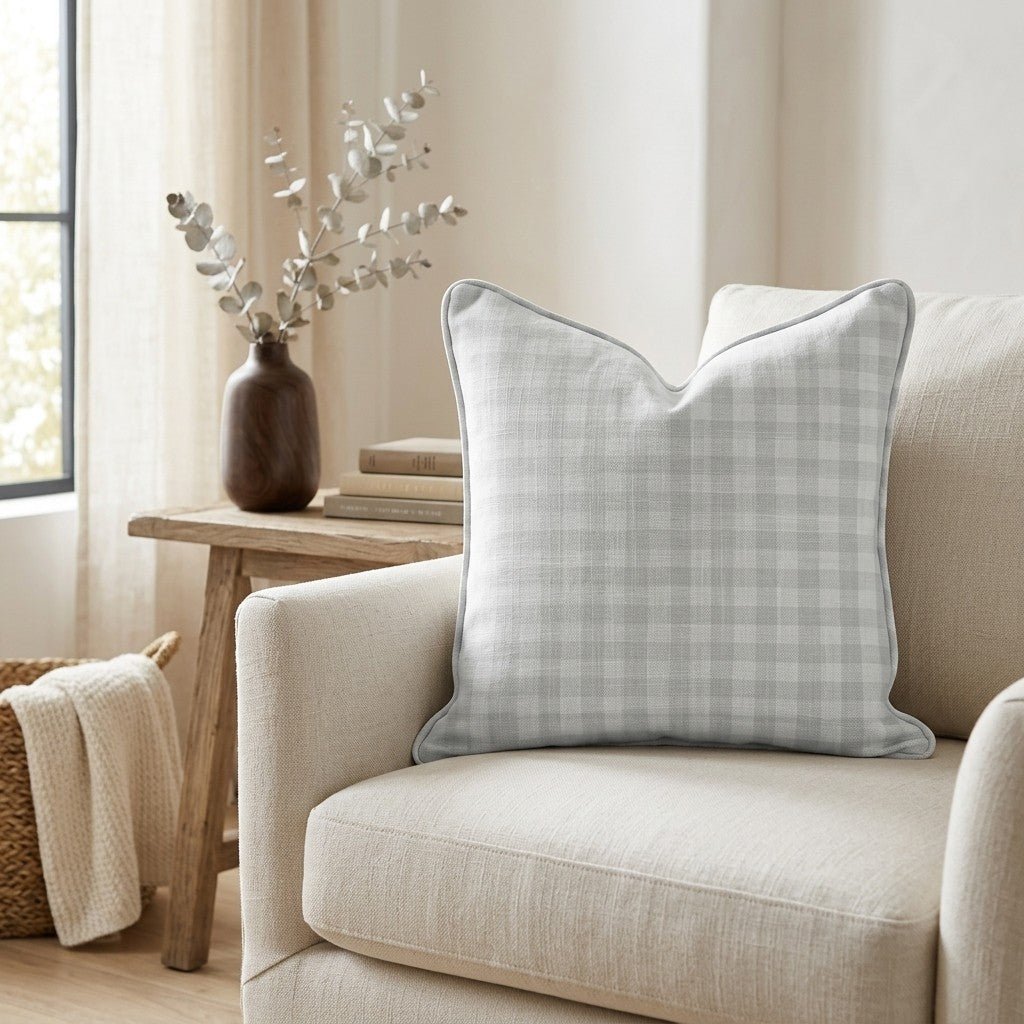 Plaid About It Throw Pillow - Benton Lane Home - Lemon Park