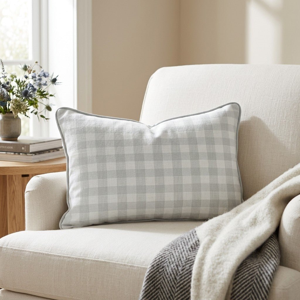 Plaid About It Throw Pillow - Benton Lane Home - Lemon Park