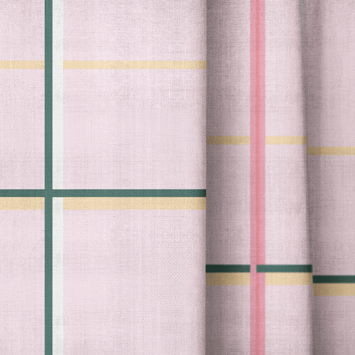 Plaid About You - Drapery - Benton Lane Home - Lemon Park