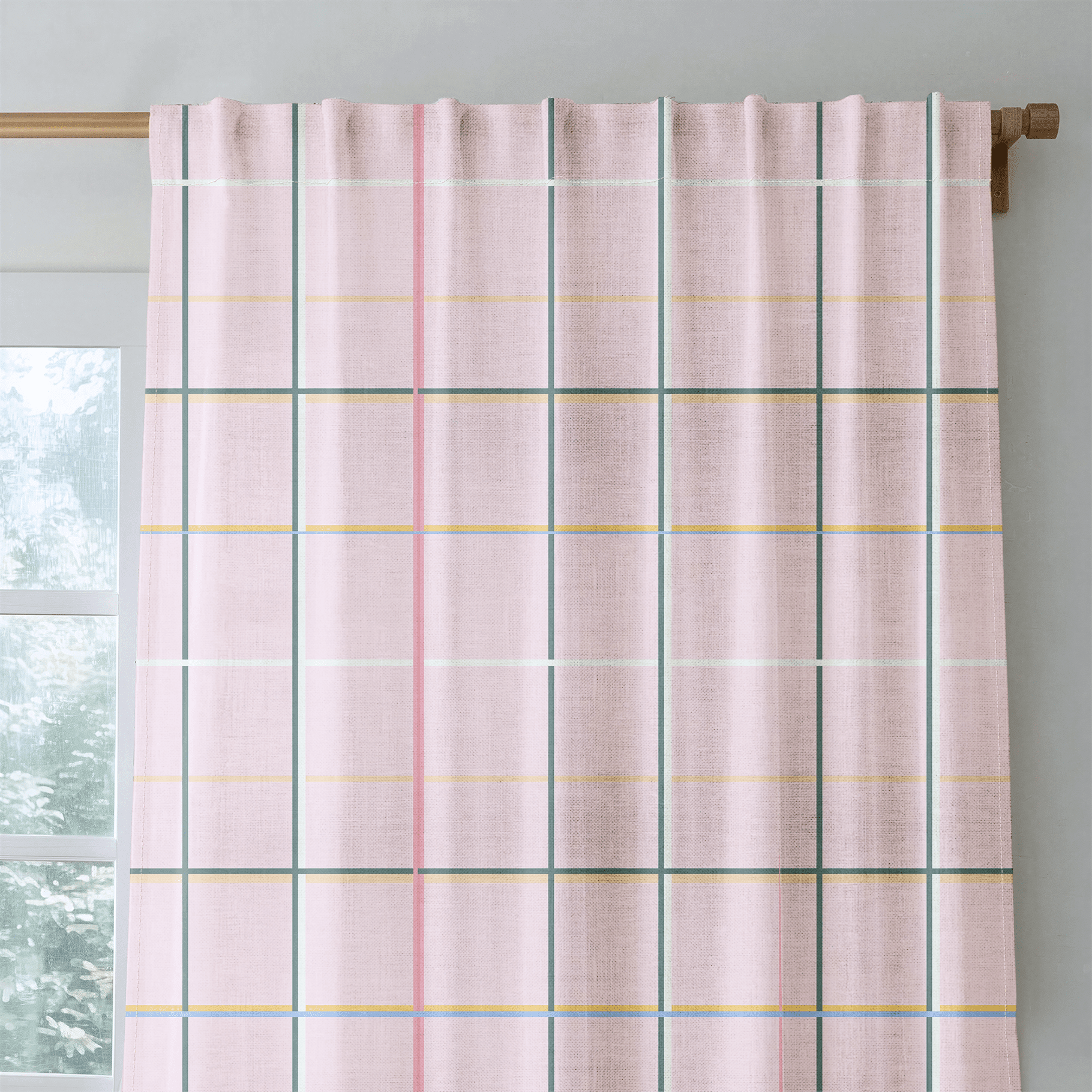 Plaid About You - Drapery - Benton Lane Home - Lemon Park