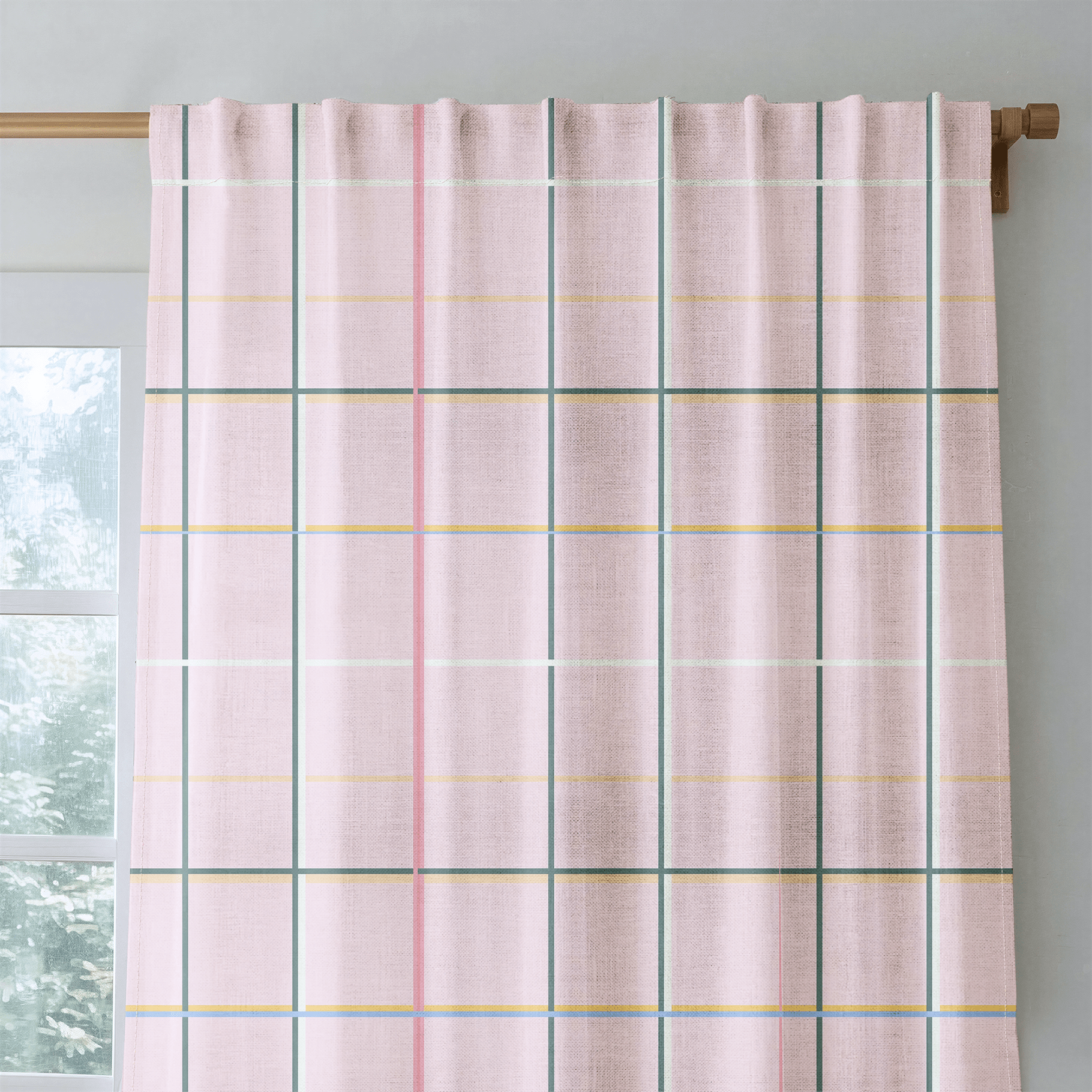 Plaid About You - Drapery - Lemon Park