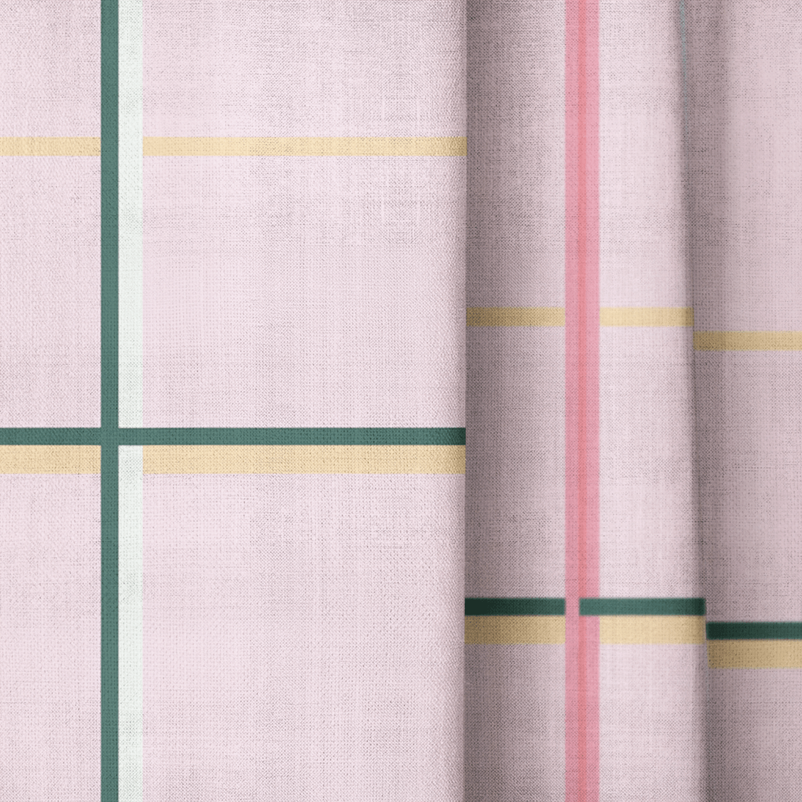 Plaid About You - Drapery - Lemon Park