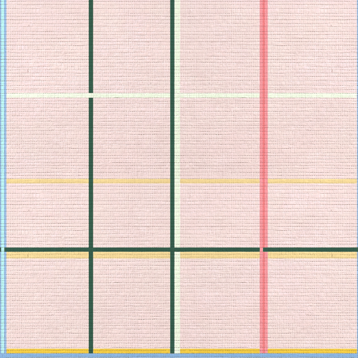 Plaid About You Faux Grasscloth Wallpaper - Benton Lane Home - Lemon Park