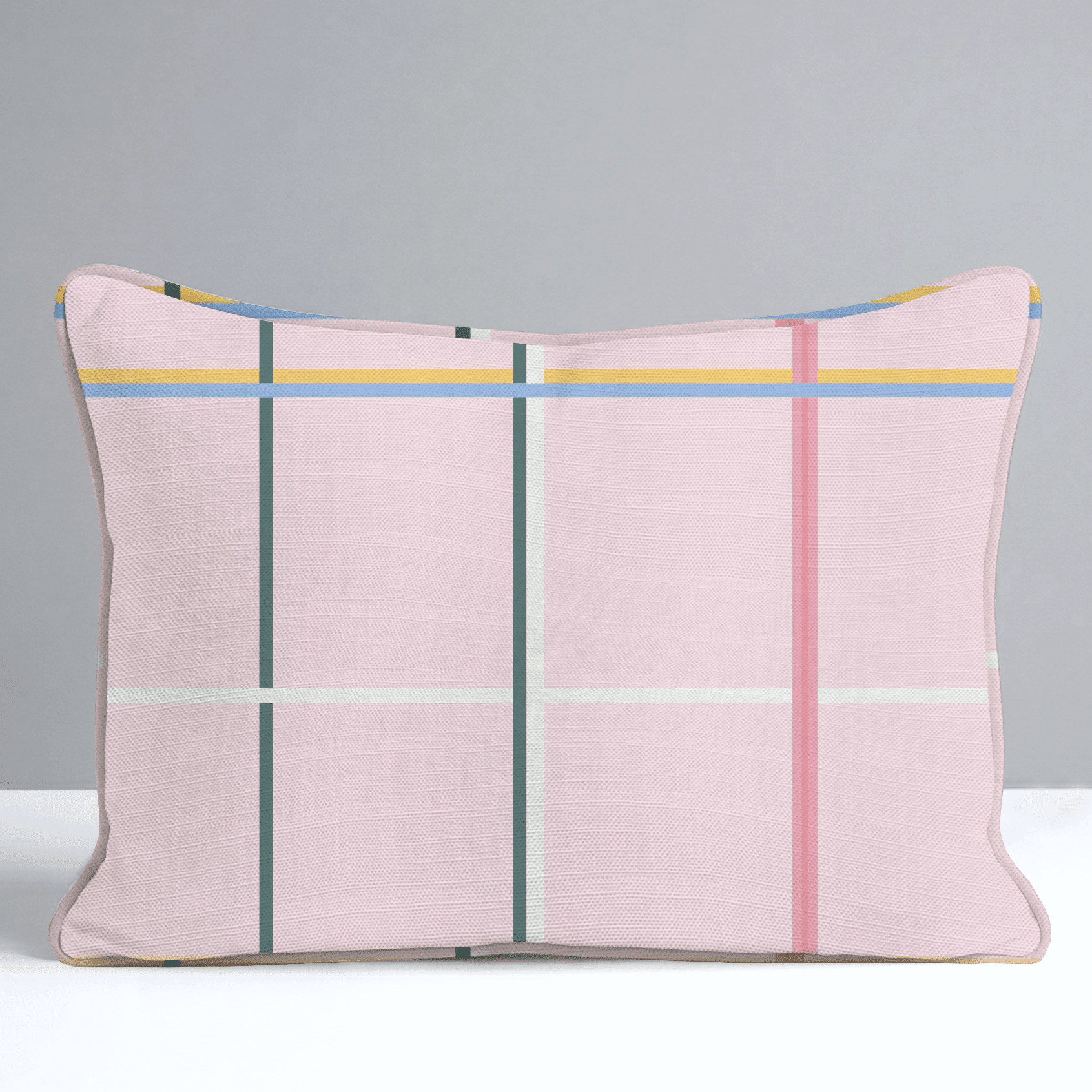 Plaid About You Throw Pillow - Benton Lane Home - Lemon Park