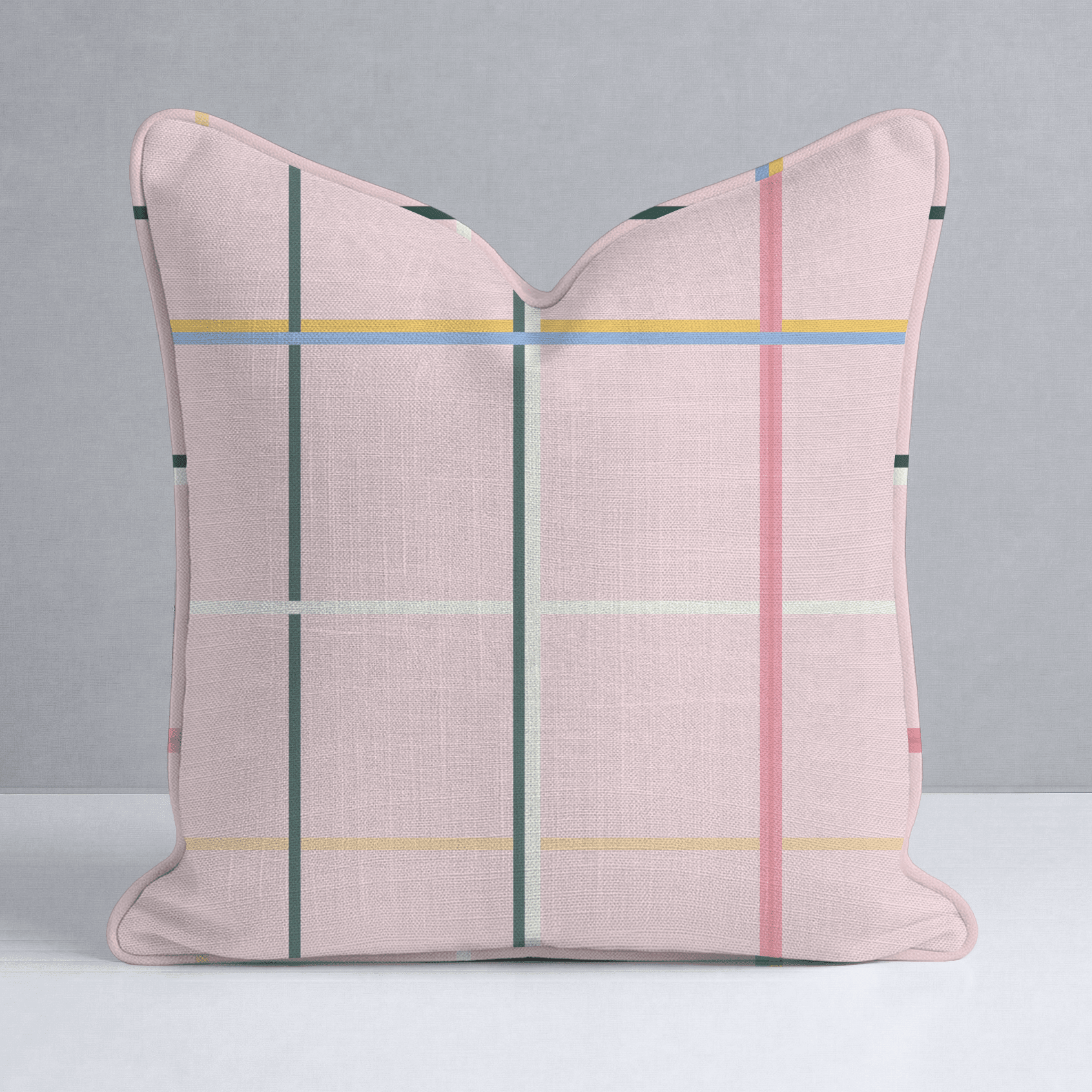 Plaid About You Throw Pillow - Benton Lane Home - Lemon Park