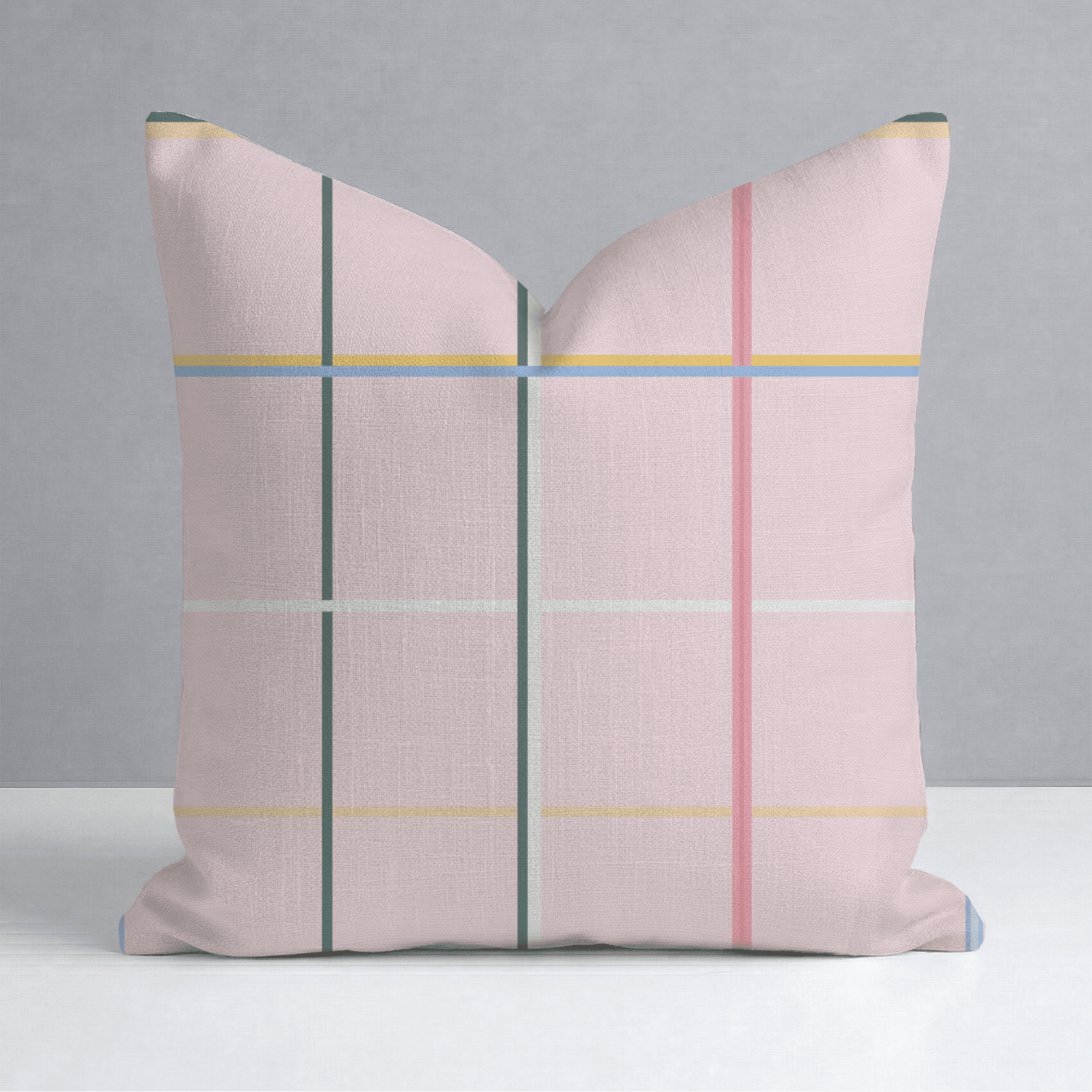 Plaid About You Throw Pillow - Benton Lane Home - Lemon Park