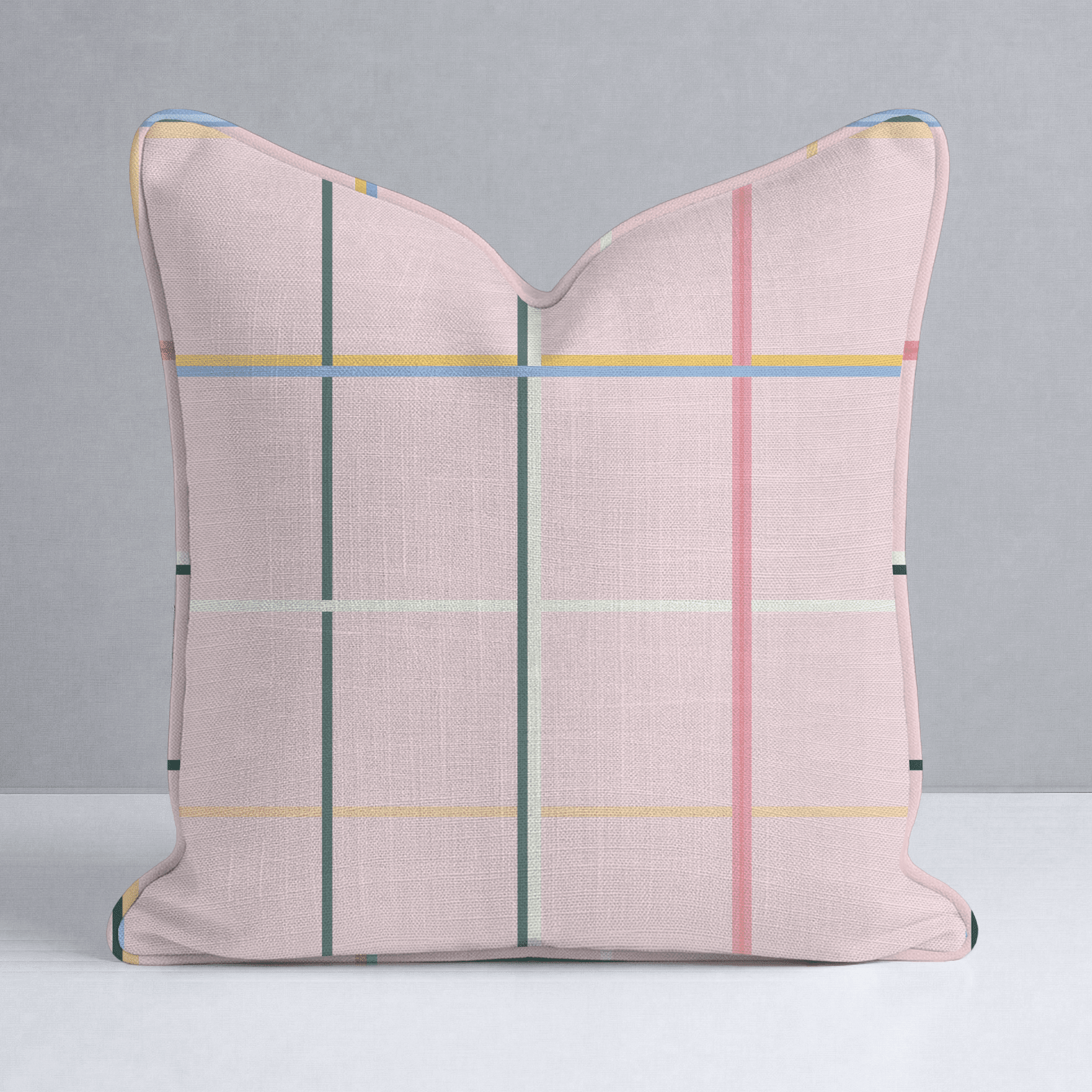 Plaid About You Throw Pillow - Benton Lane Home - Lemon Park