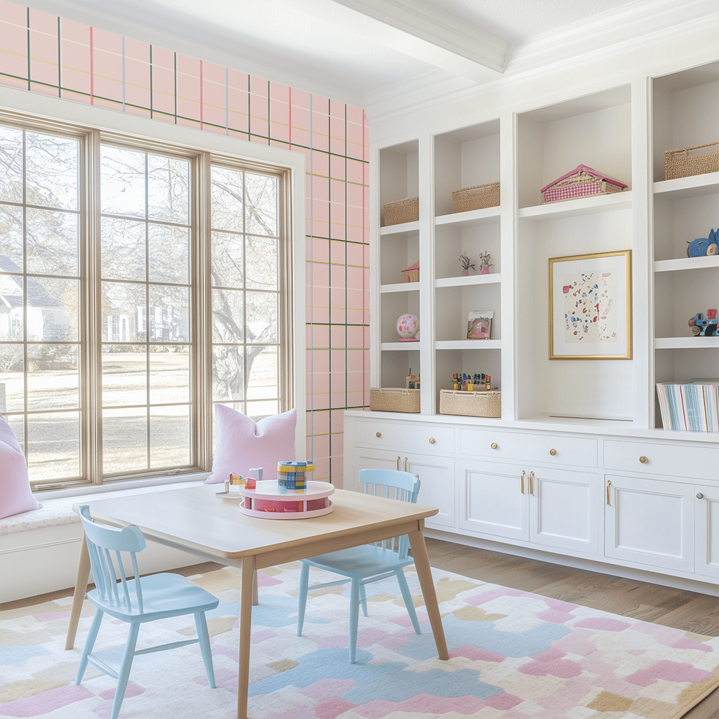 Plaid About You Wallpaper - Benton Lane Home - Lemon Park