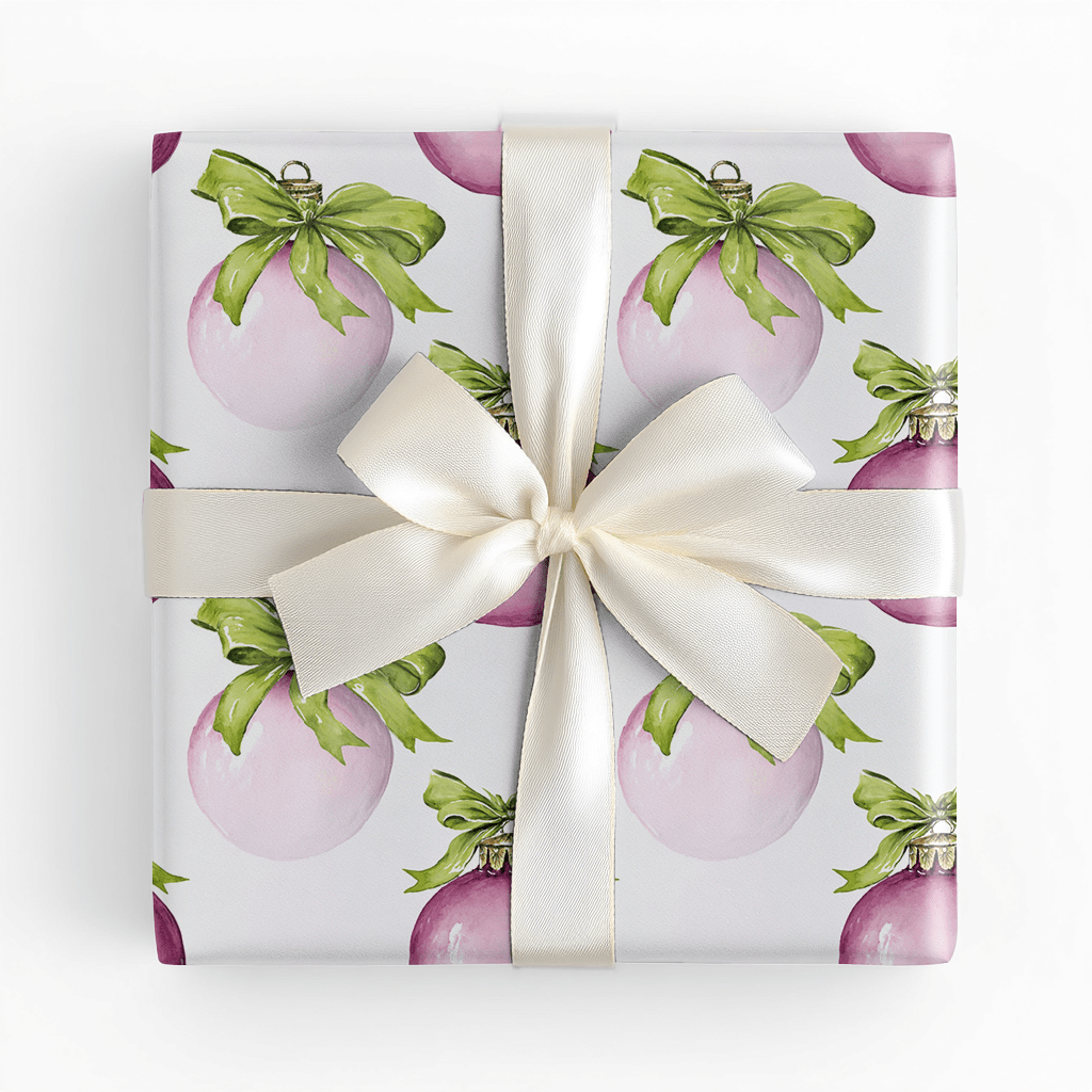 Plum Bauble - Wrapping Paper - Benton Lane Home - Lemon Park