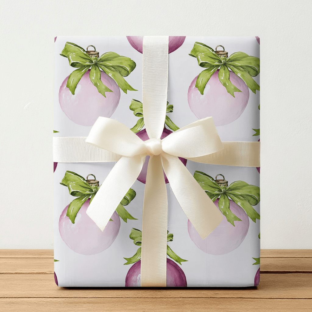 Plum Bauble - Wrapping Paper - Benton Lane Home - Lemon Park
