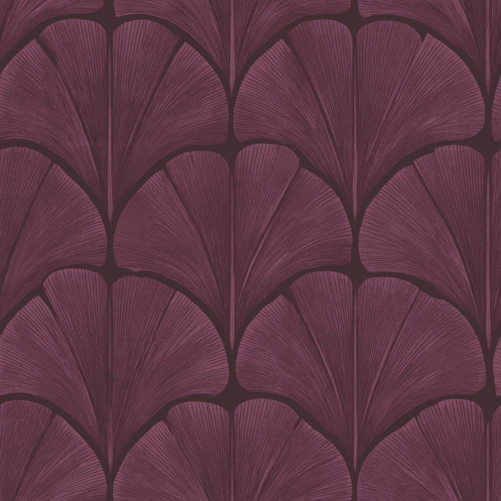 Plum Parlor Wallpaper - Benton Lane Home - Benton Lane