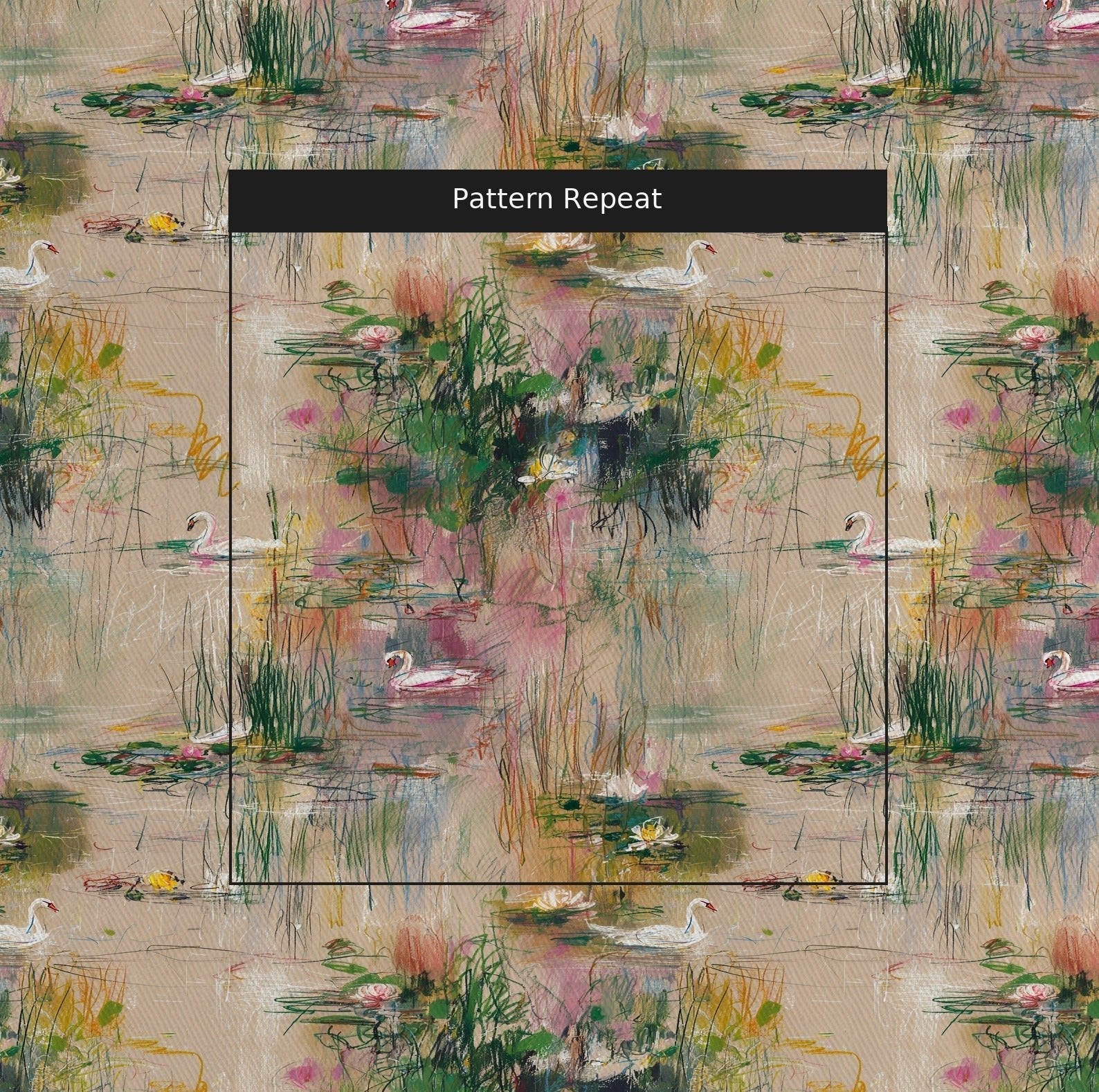 Poised Pond - Fabric - Benton Lane Home - Lemon Park