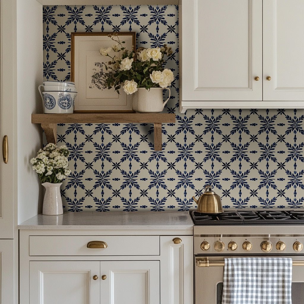 Polar Diamond - Benton Lane Home - Painted Paper