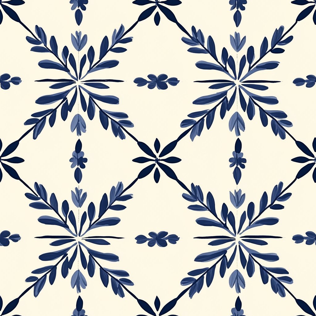 Polar Diamond - Benton Lane Home - Painted Paper