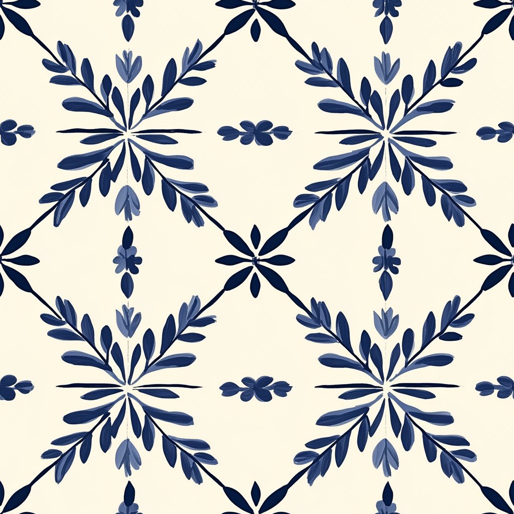 Polar Diamond - Painted Paper