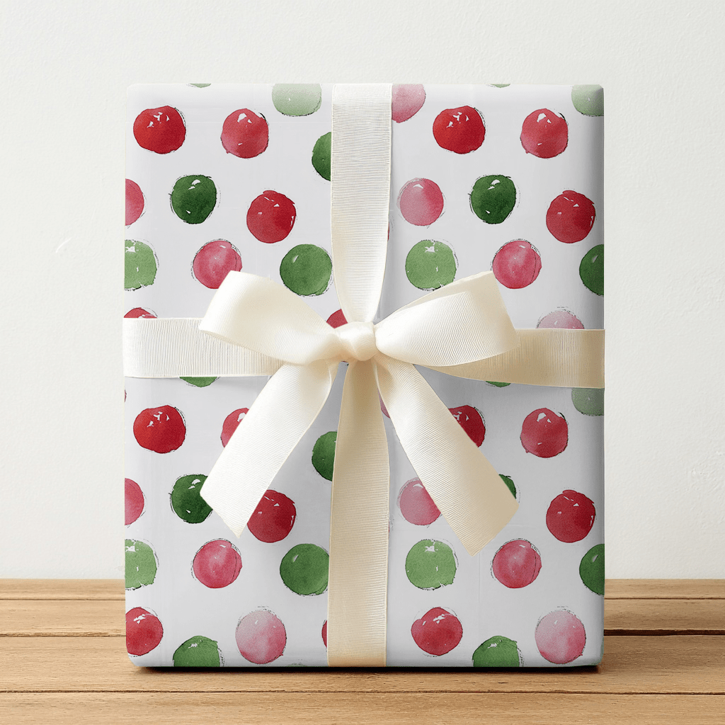 Polly Dot - Wrapping Paper - Benton Lane Home - Lemon Park