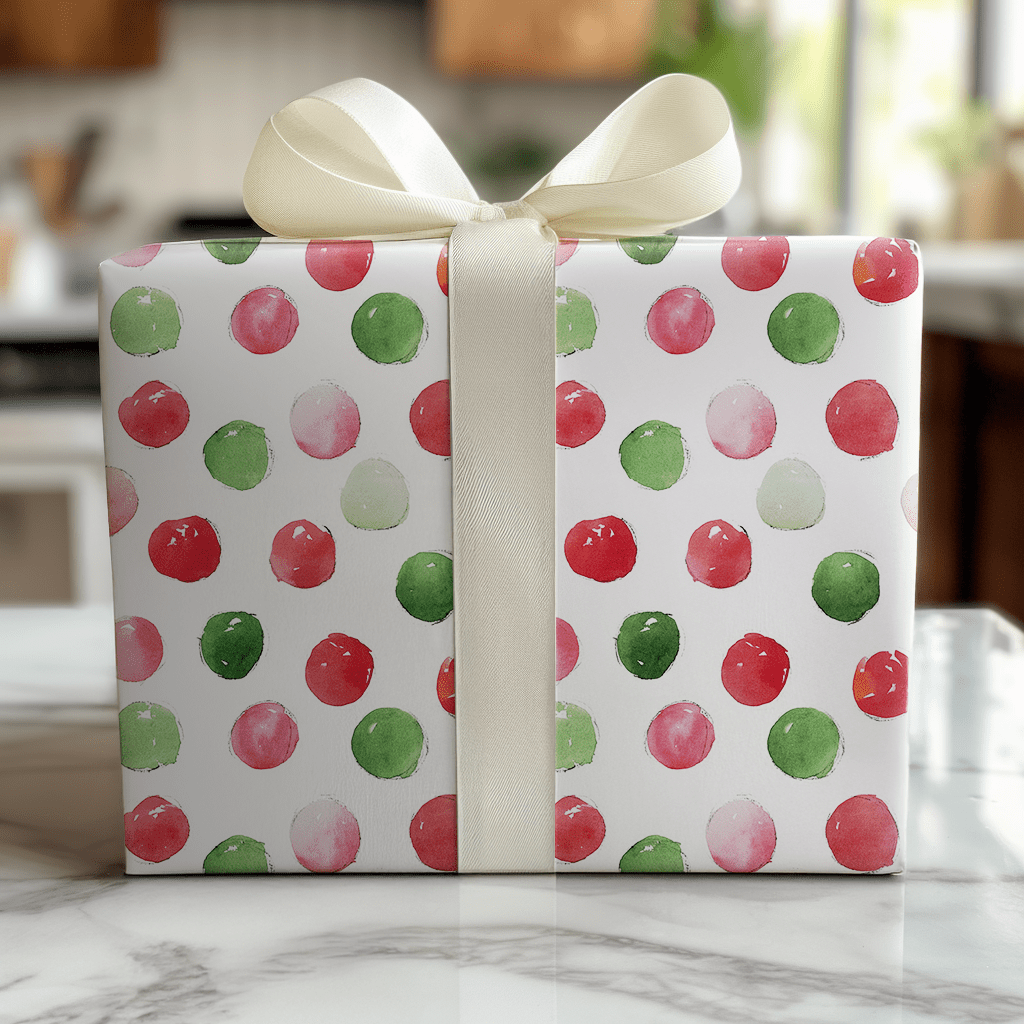 Polly Dot - Wrapping Paper - Benton Lane Home - Lemon Park