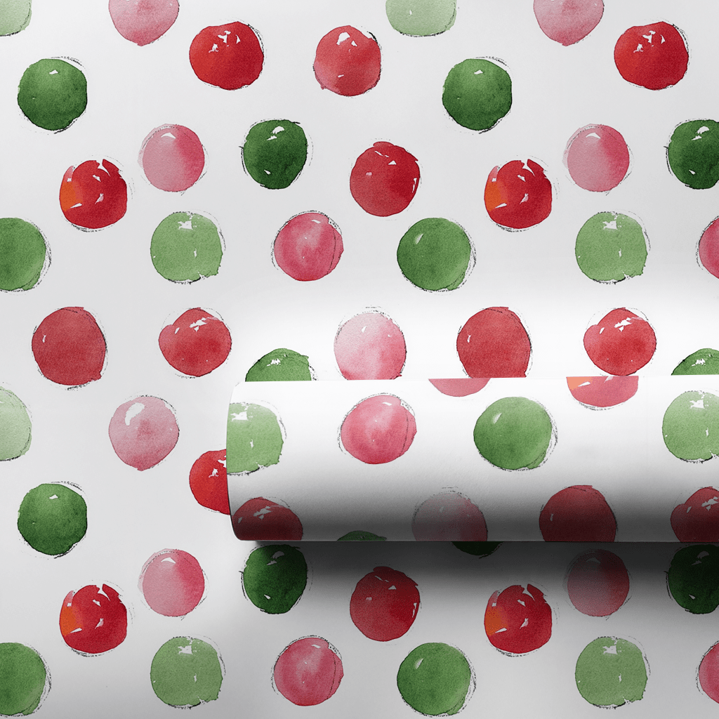 Polly Dot - Wrapping Paper - Benton Lane Home - Lemon Park