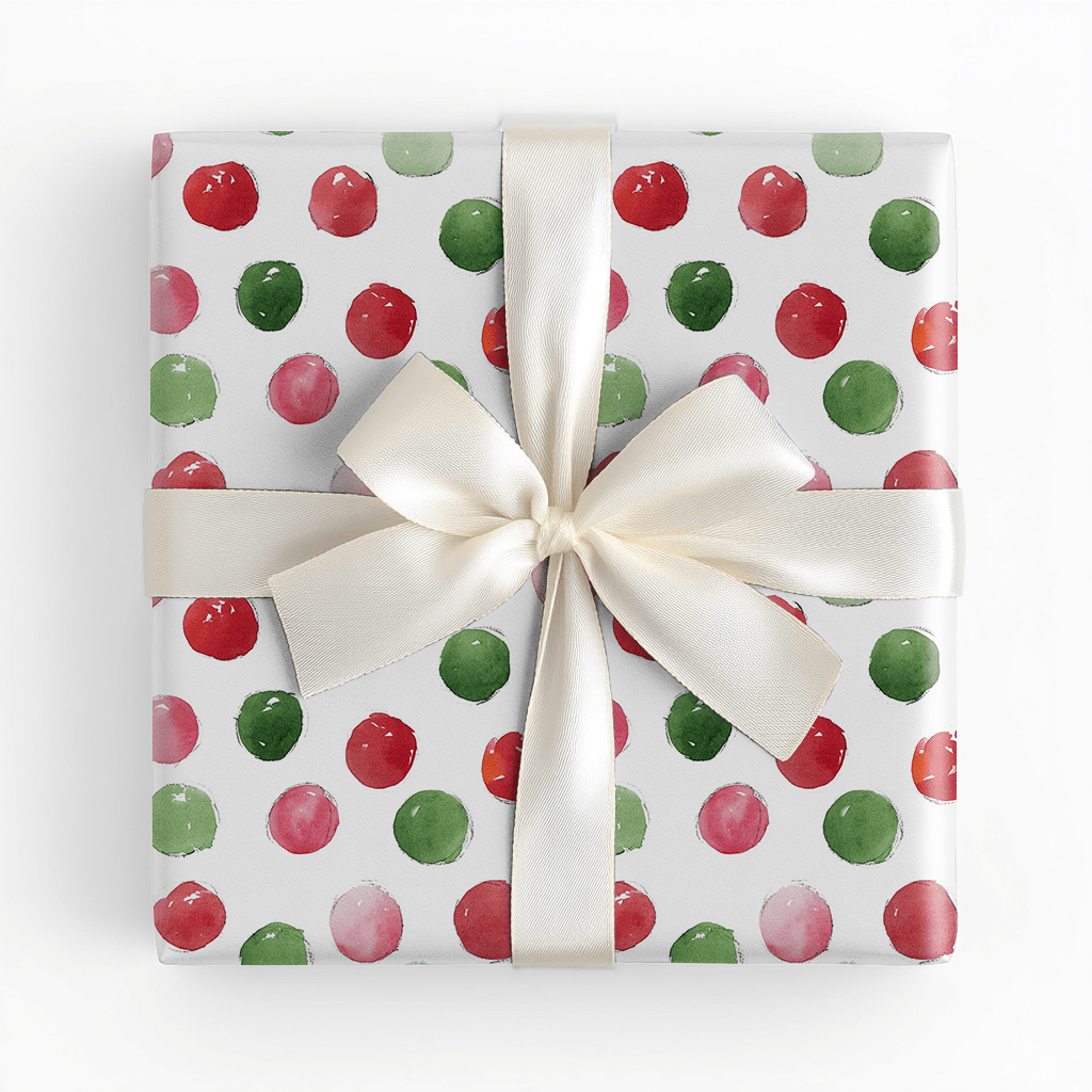 Polly Dot - Wrapping Paper - Benton Lane Home - Lemon Park