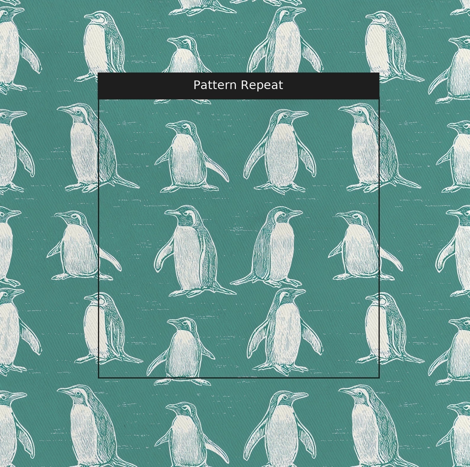Polly Penguins - Fabric - Benton Lane Home - Lemon Park