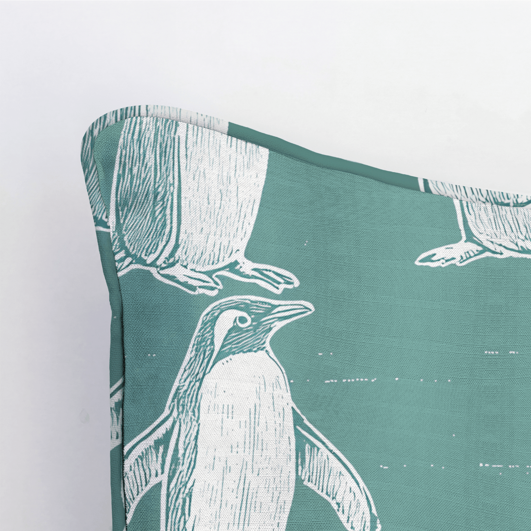 Polly Penguins Throw Pillow - Benton Lane Home - Lemon Park
