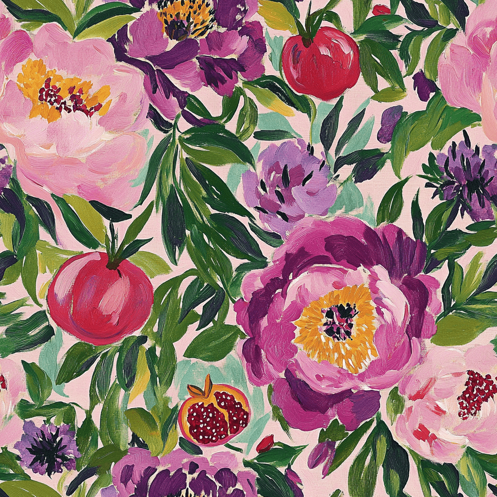 Pommes Wallpaper - Benton Lane Home - Painted Paper