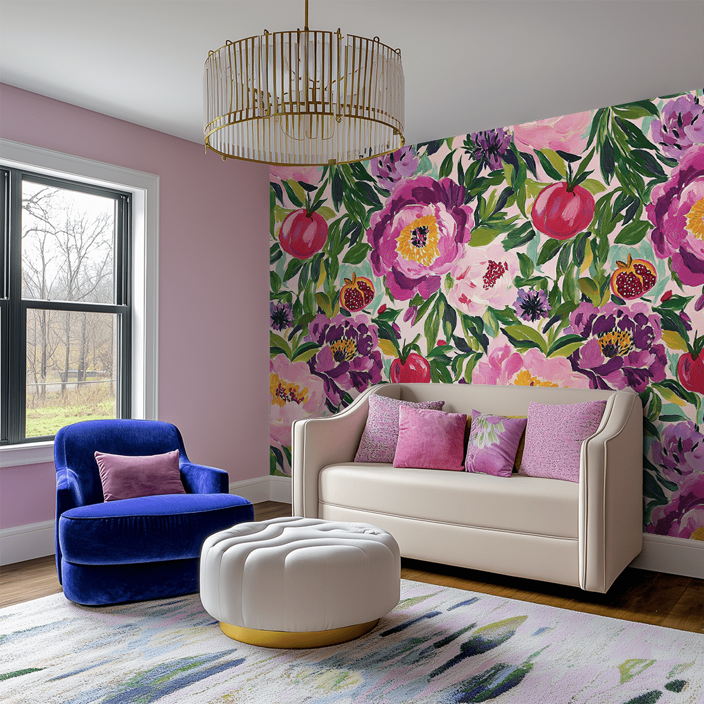 Pommes Wallpaper - Benton Lane Home - Painted Paper
