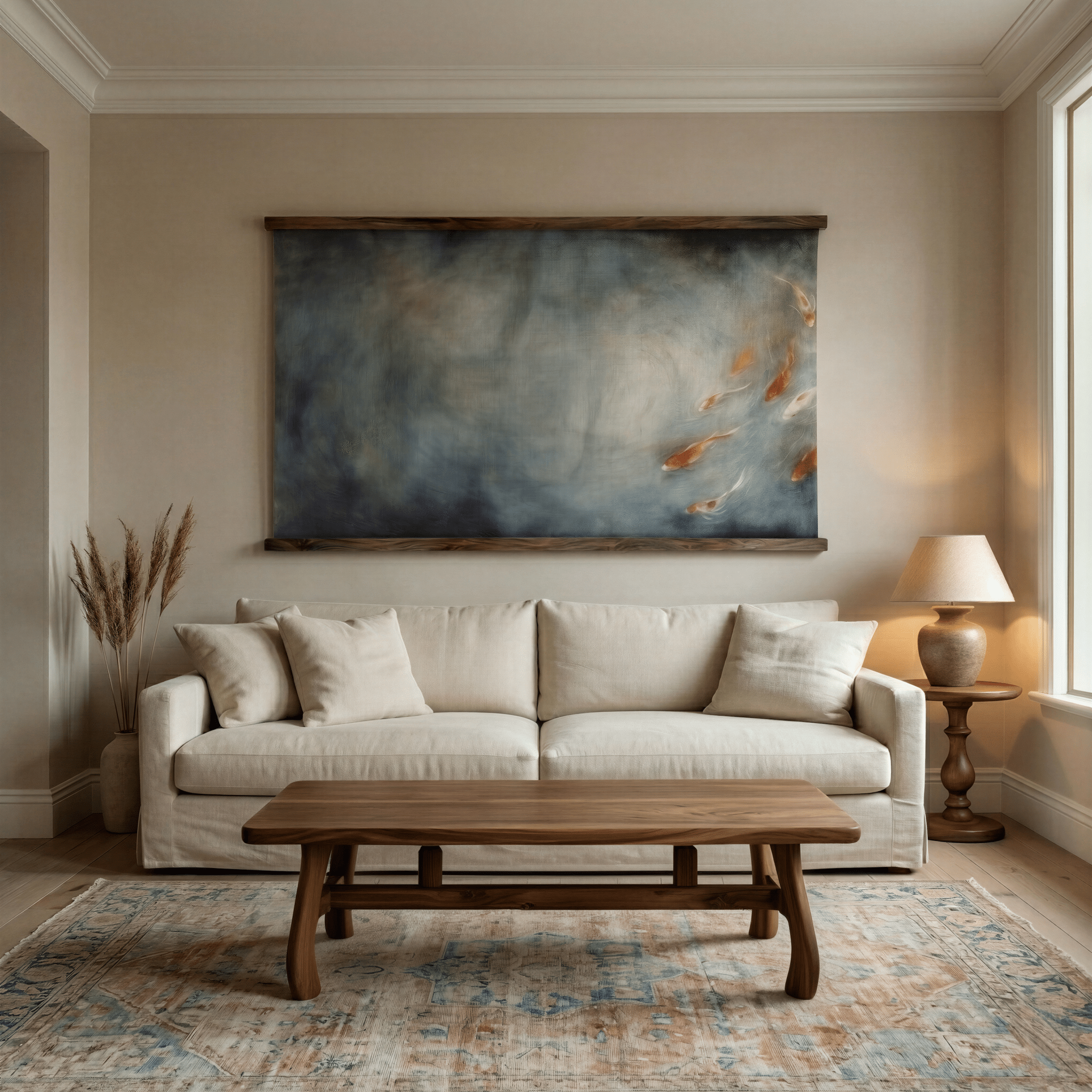Pond Flow - Tapestry - Benton Lane Home - Painted Paper