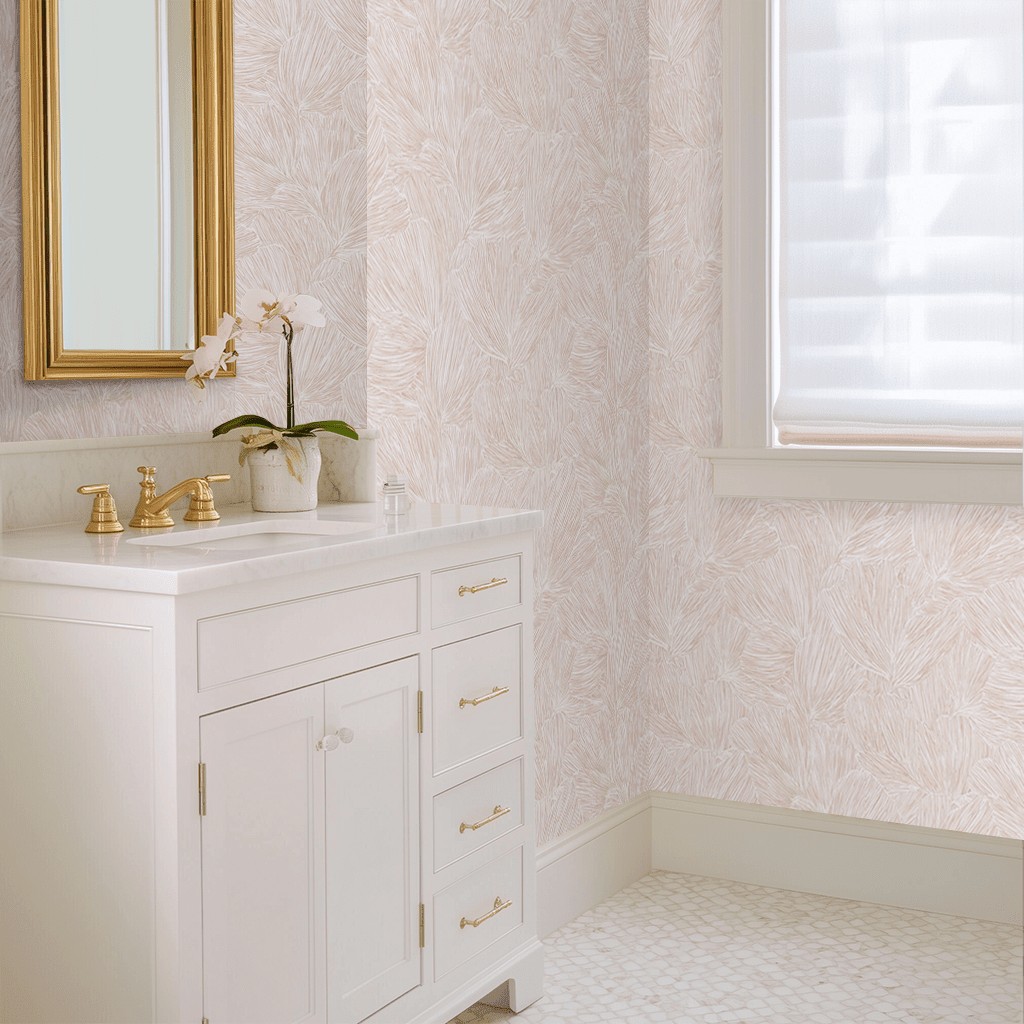 Pop of Pink Wallpaper - Benton Lane Home - Lemon Park