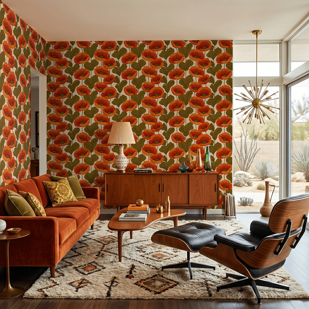 Poppy Days Wallpaper - Benton Lane Home - Benton Lane
