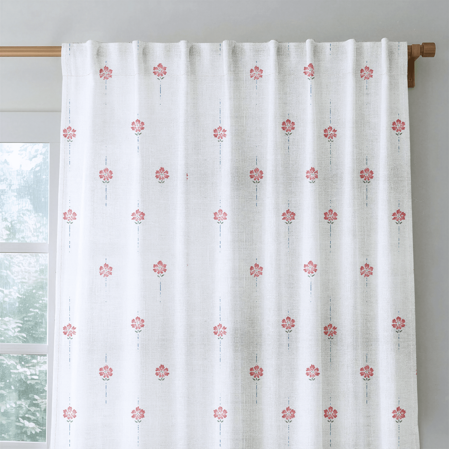 Poppy Dots - Drapery - Benton Lane Home - Lemon Park