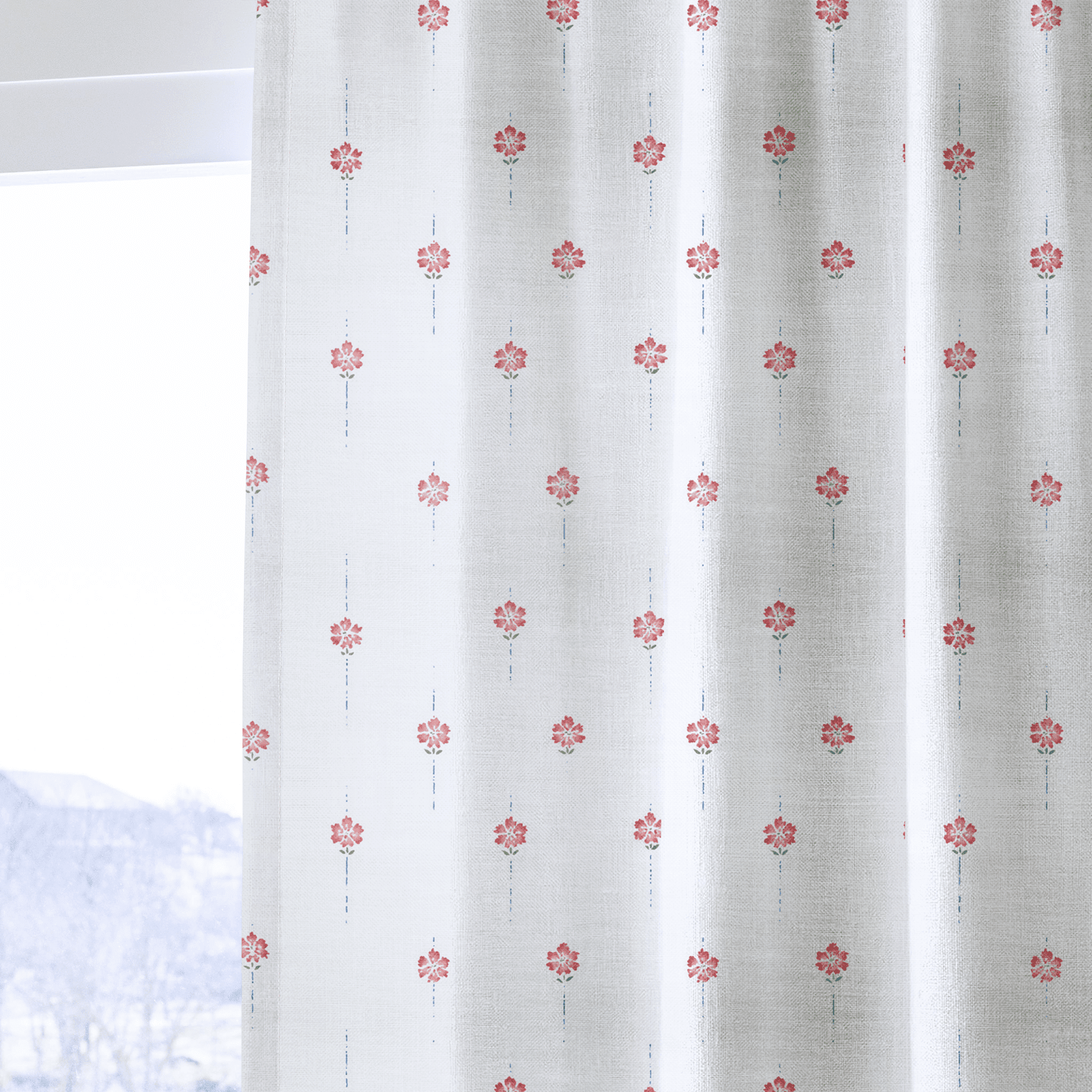 Poppy Dots - Drapery - Benton Lane Home - Lemon Park