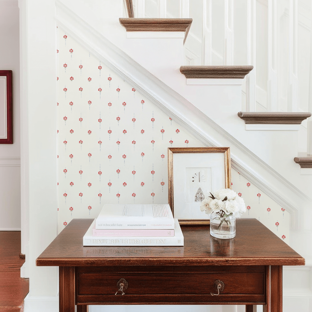 Poppy Dots Wallpaper - Benton Lane Home - Lemon Park