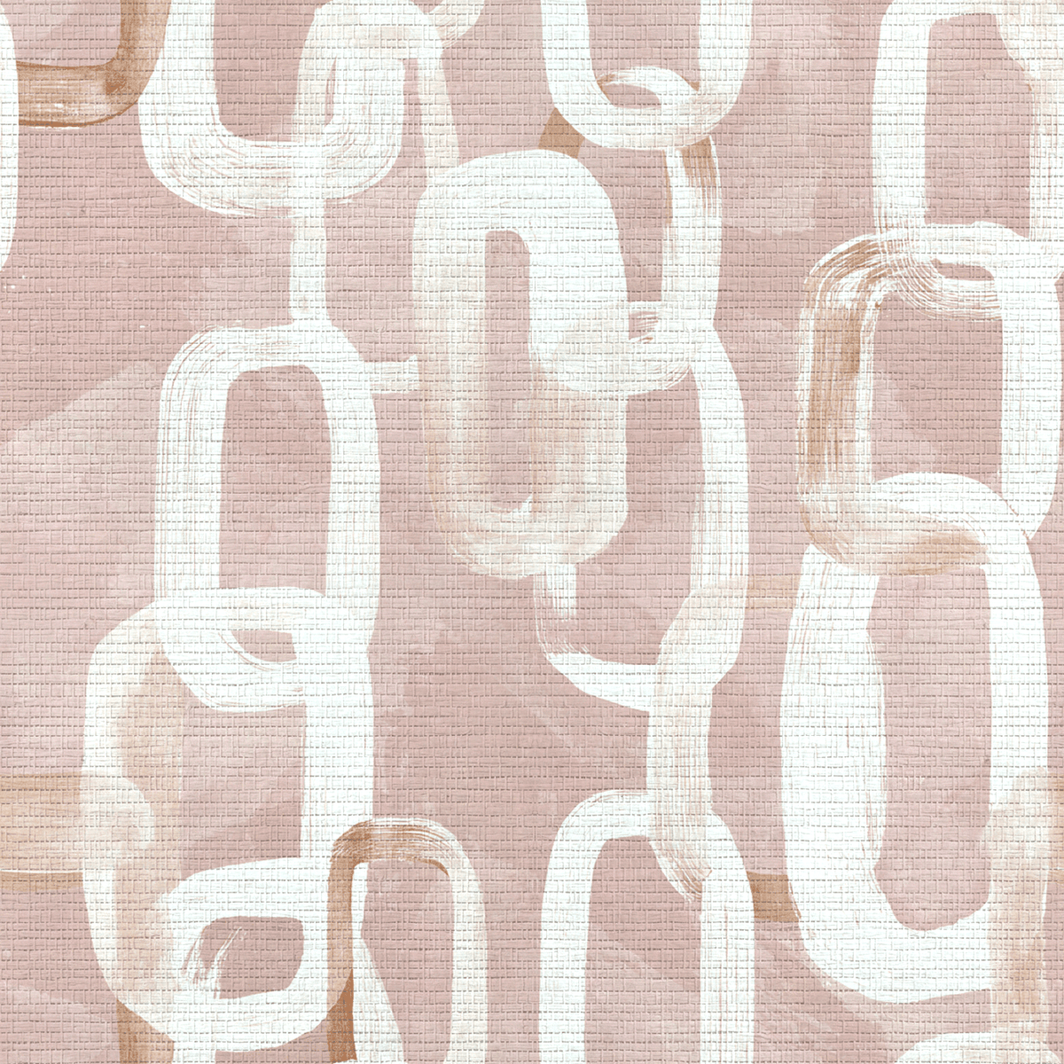 Porcelain Chain Faux Grasscloth Wallpaper - Benton Lane Home - Lemon Park