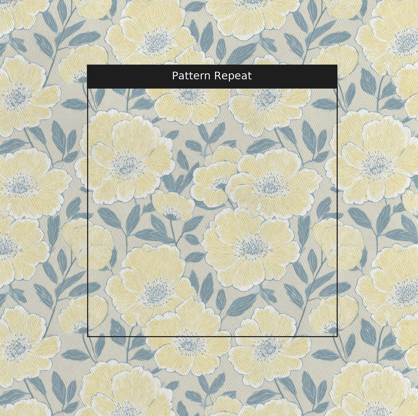 Porchlight Flowers - Fabric - Benton Lane Home - Lemon Park