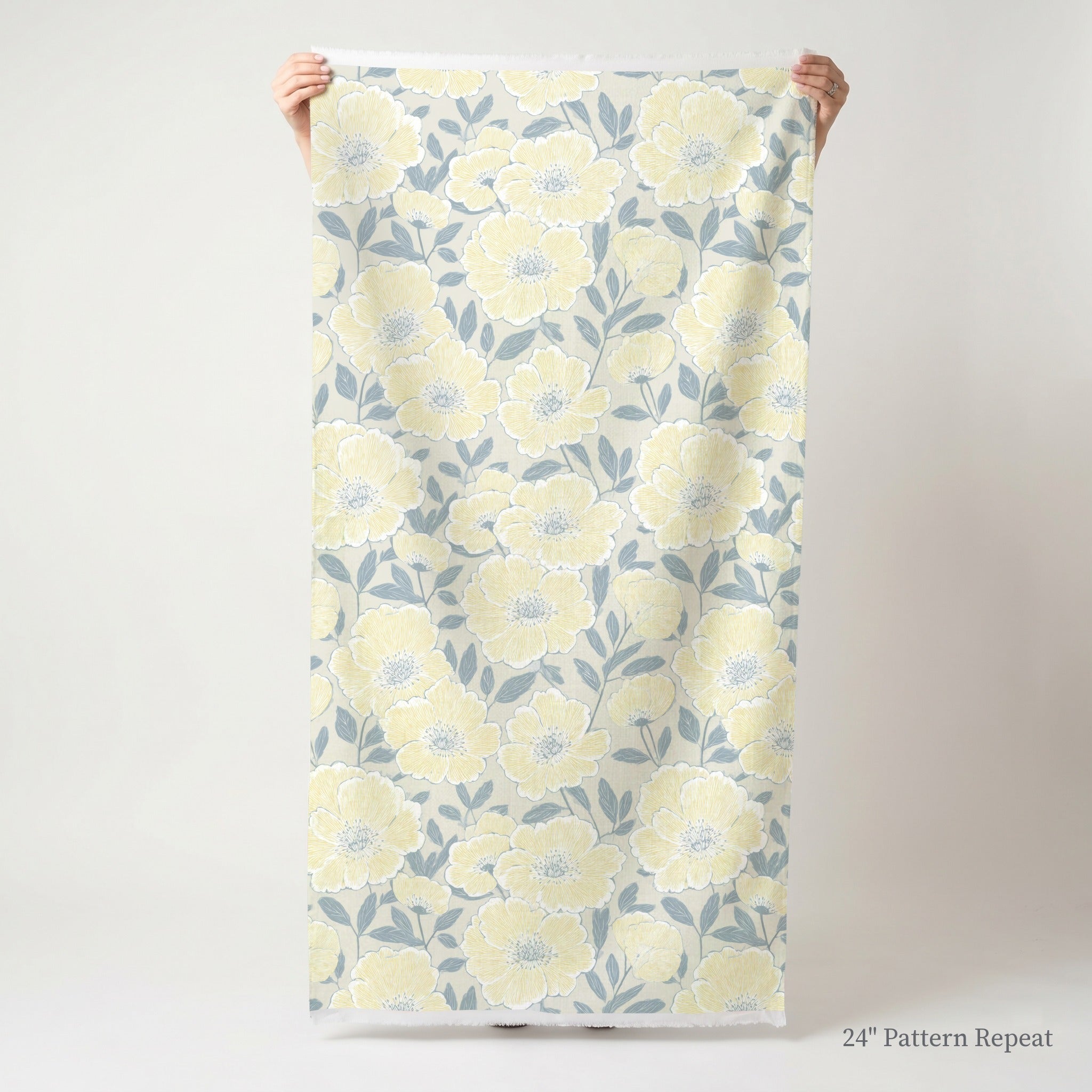 Porchlight Flowers - Fabric - Benton Lane Home - Lemon Park