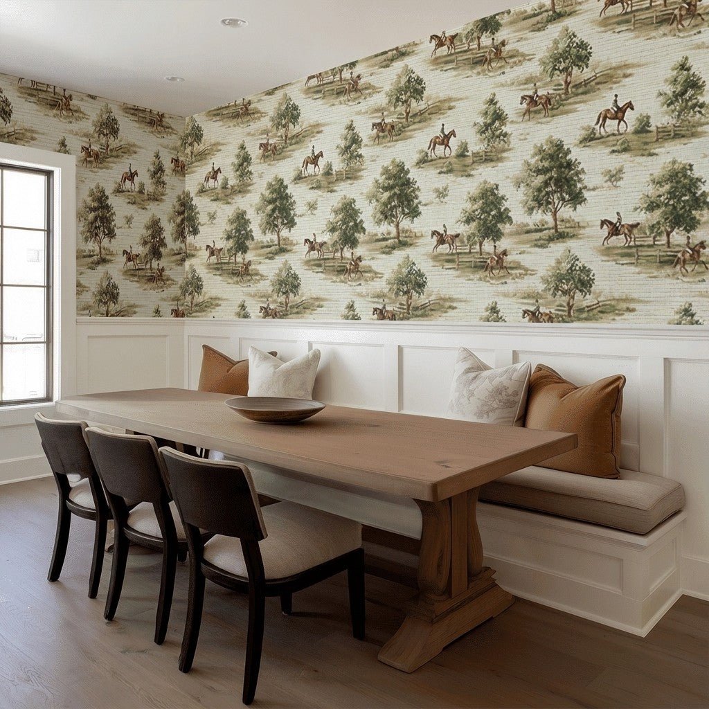 Porter Faux Grasscloth Wallpaper - Painted Paper