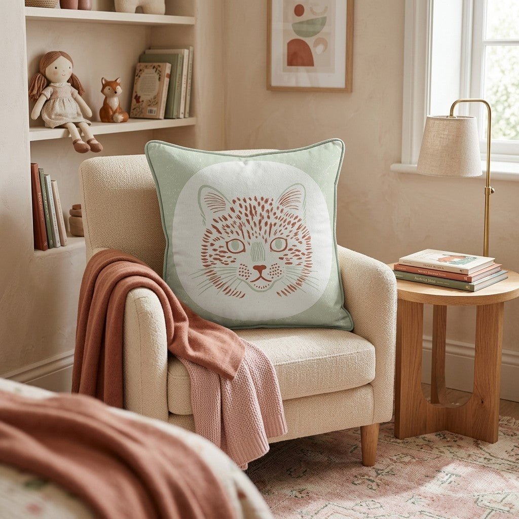 Portrait of a Tabby Throw Pillow - Benton Lane Home - Hillcroft Home