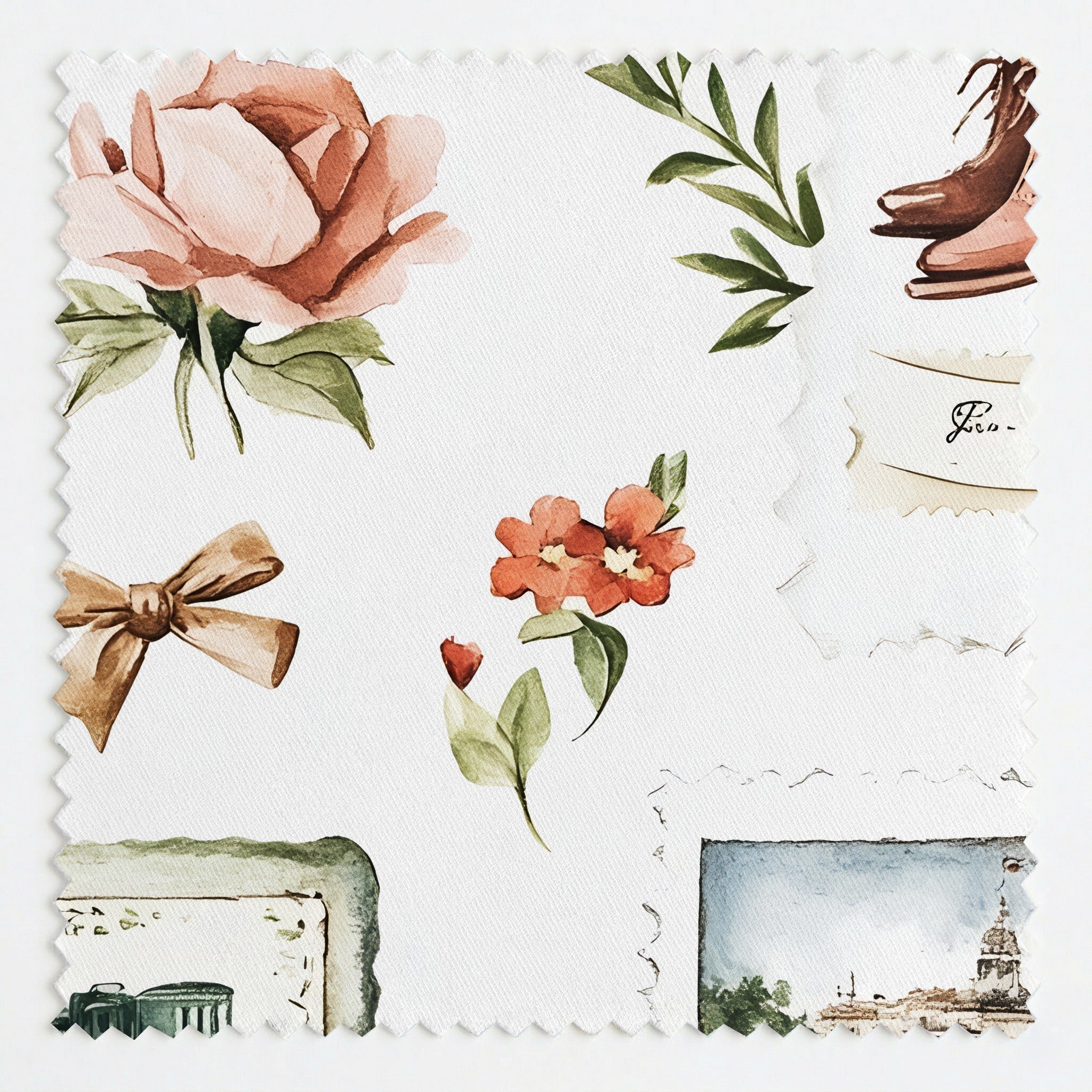 Postcards from Paris - Fabric - Benton Lane Home - Lemon Park