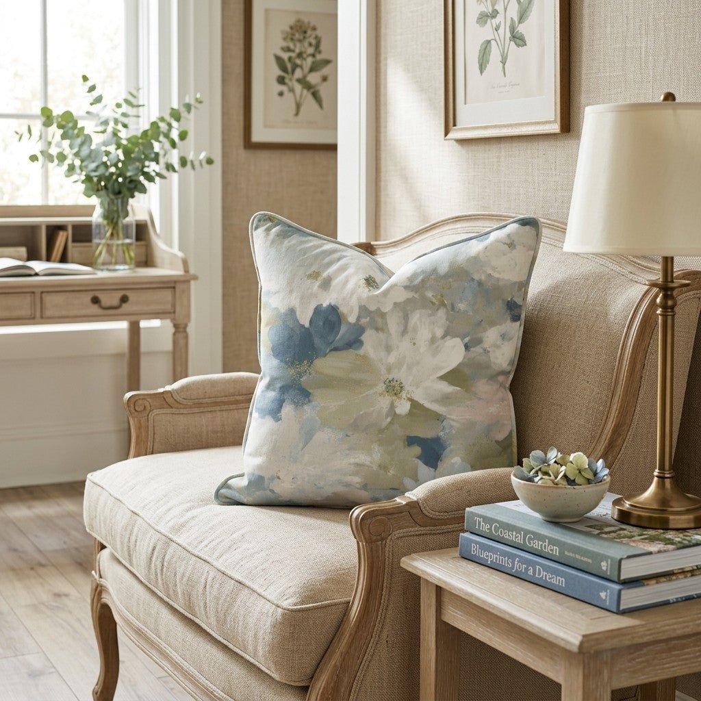 Posy Lane Throw Pillow - Benton Lane Home - Hillcroft Home