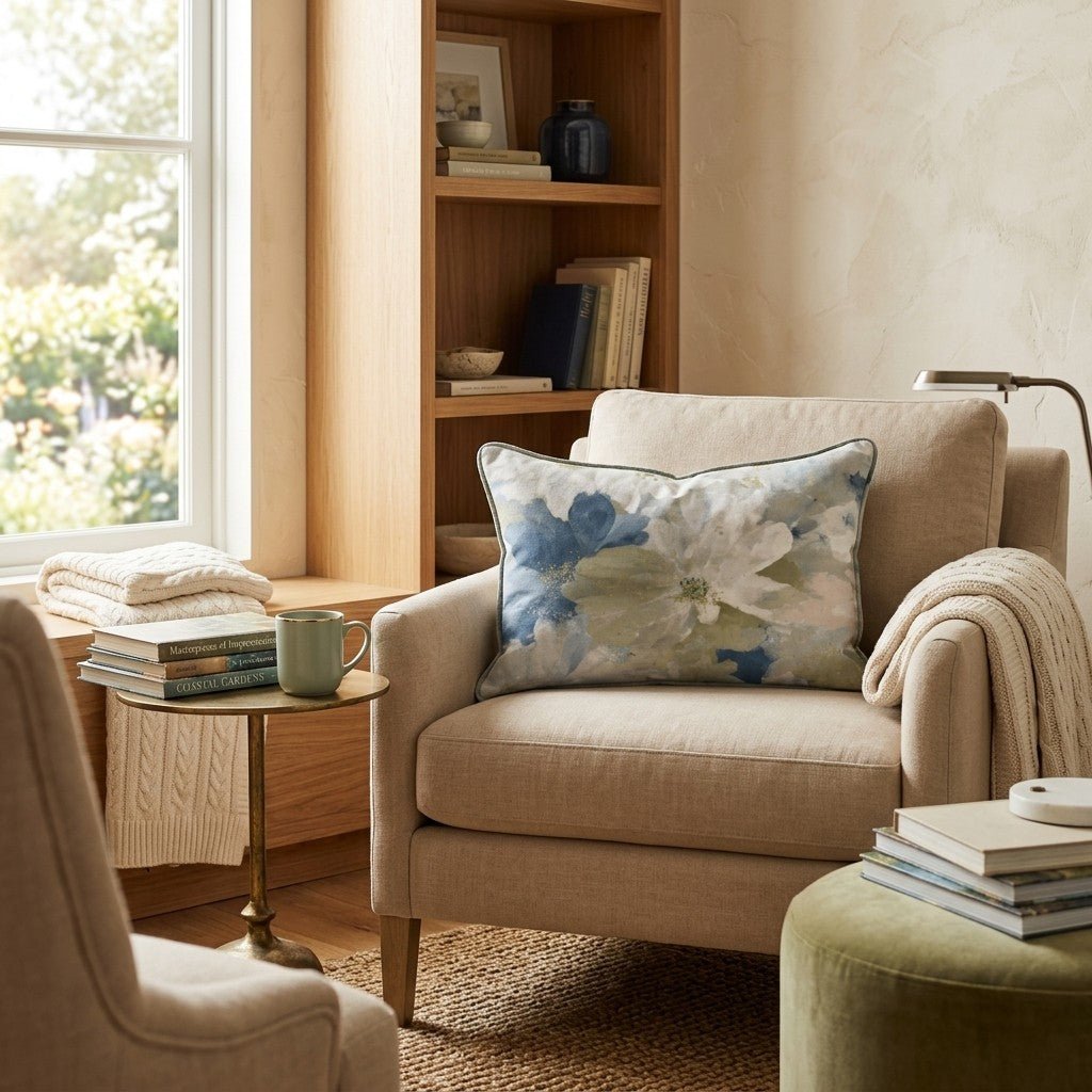 Posy Lane Throw Pillow - Hillcroft Home
